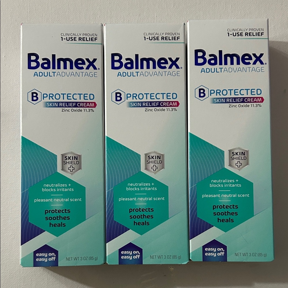 3x Balmex B Protected Skin Relief Cream